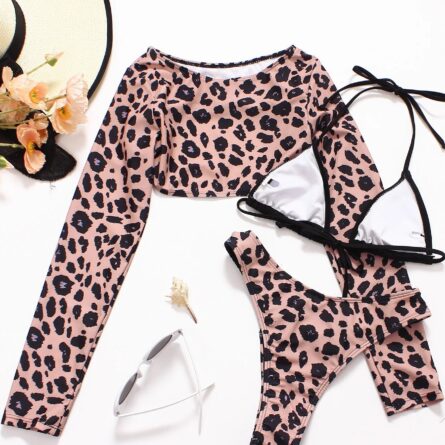Leopard Heatwave 3 Piece Bikini Set - Image 10