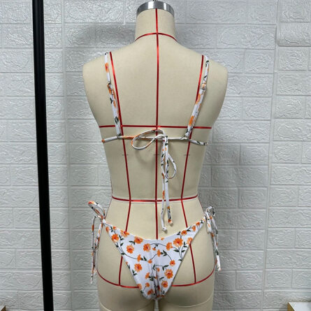 Blossom Dreams Ruffle String Bikini Set - Image 2