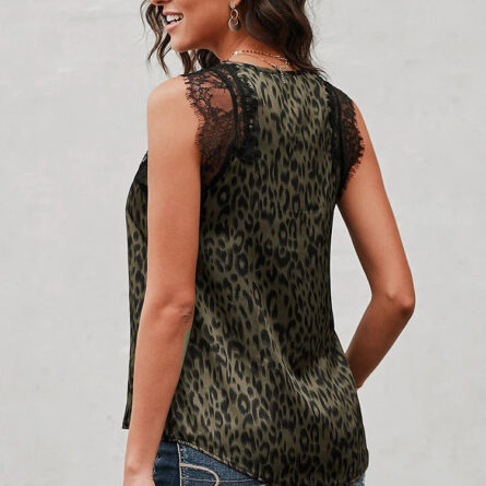 Leopard Charm Lace Top - Image 4