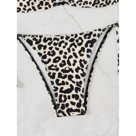 Savage Elegance Leopard Cut Out Bikini Set - Image 9