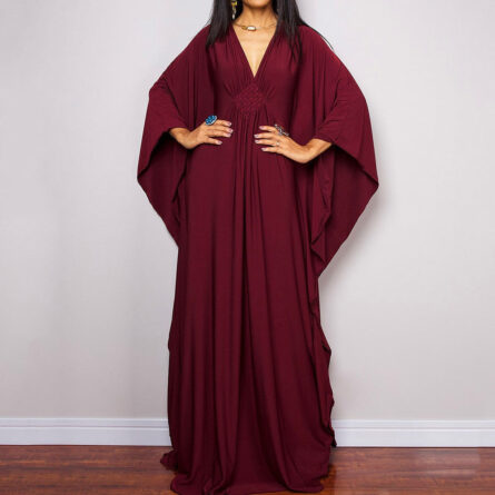 Athena Loose Maxi Kaftan Tunic Beach Cover Up - Image 11