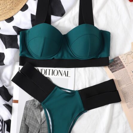 Waves Queen Bandage Brazilian Push Up Bikini - Image 8