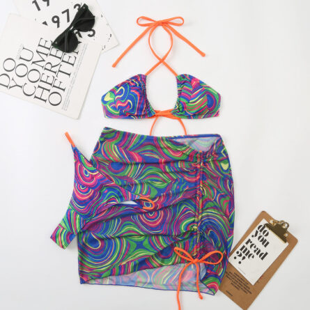 Bali Dreams 3 Piece Bikini Set With Cover Up Skirt – Bild 32