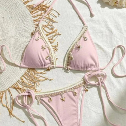 Seashell Love Halter Bikini - Image 6