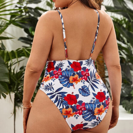 Bahamas Delight Ruffle One Piece Plus Size - Image 6
