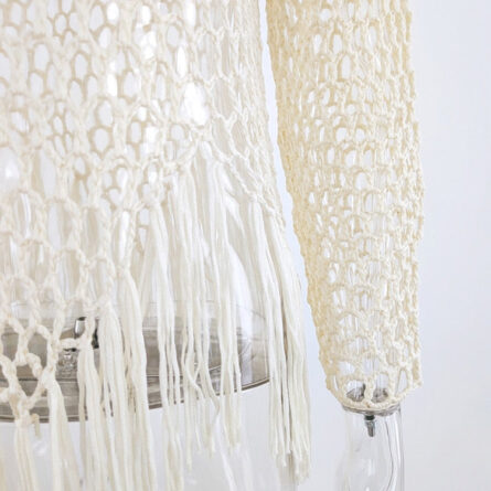 Sunset and Swim Handmade Crochet Beach Cover Up Top - Image 15