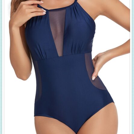 Ocean Breeze One Piece Swimsuit DD+ Fuller Bust Mesh Swimsuit – Bild 17