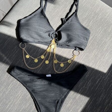 Glamour Chainlink Bikini Set - Image 4