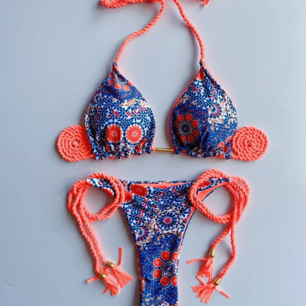 Wave Babe Triangle Scrunch Butt Brazilian Bikini – Bild 15