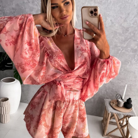 Summer Never Ends Plunge Vacation Romper Playsuit – Bild 10