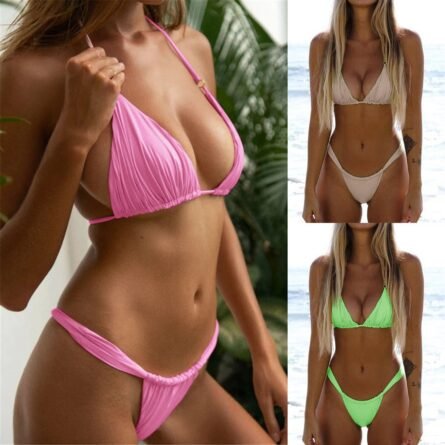 Beach Babe Triangle Brazilian Bikini – Bild 1