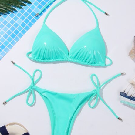 Metallic Magic Women's Triangle Bikini – Bild 35