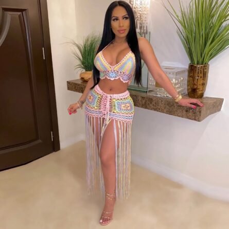 Mirabella Tassel Bikini Top & Beach Skirt - Image 10