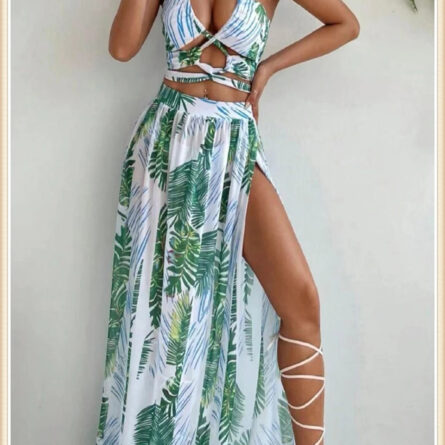 Bahamas Vacation 3 Piece Cover Up Skirt Set - Image 46