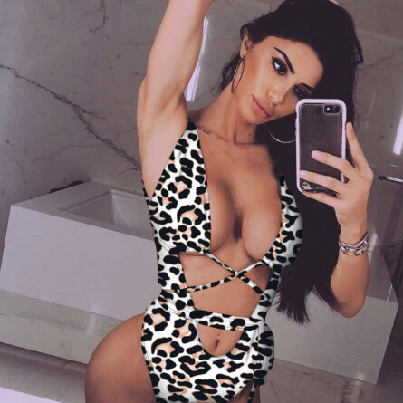 Hailey Strappy Waist Cut Out Swimsuit - Image 3