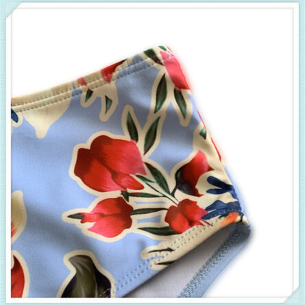 Amalfi Angel Bikini Floral Knot Front Bandeau High Waist Bikini - Image 19