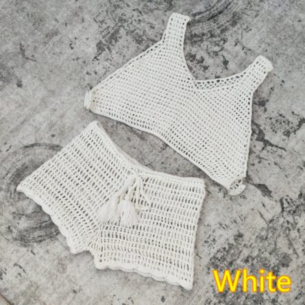 Seaside Breeze Crochet Shorts and Thong Bottoms - Image 21