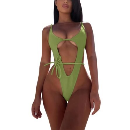 Ibiza High Cut Cut Out Swimsuit - Image 10