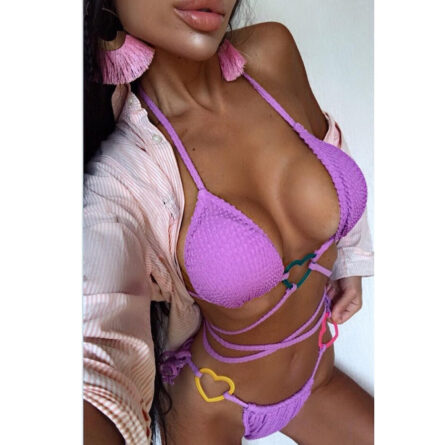 Flirty Hearts Sexy Wrap Around Strings Bikini Set - Image 30