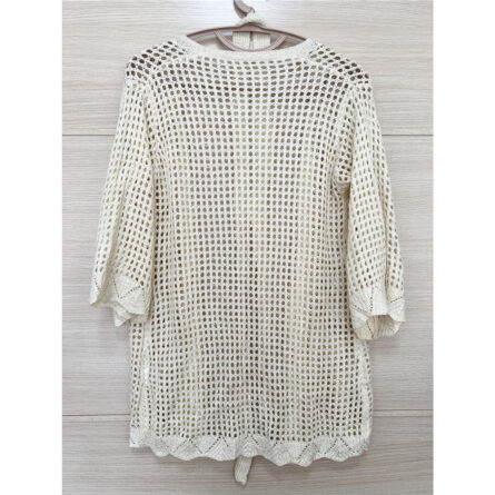 Amelia See Through Crochet Beach Cover Up - Image 9