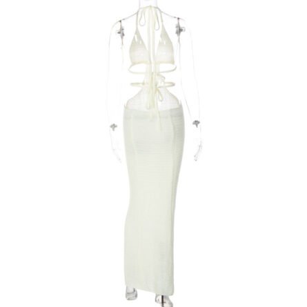 Italian Romance Crochet Cut Out Dress - Image 39