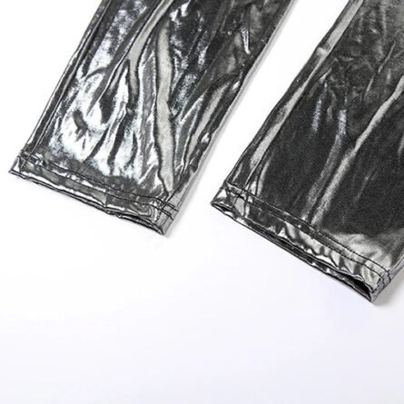 Metallic Bombshell Halter Cut Out Jumpsuit - Image 22