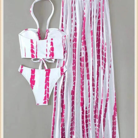 Bahamas Vacation 3 Piece Cover Up Skirt Set - Image 26