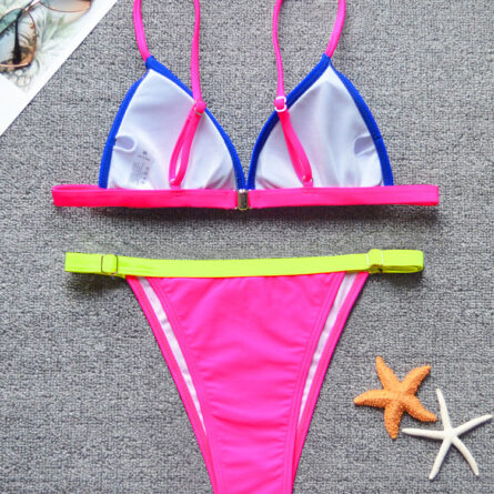 Color block Sexy Two-piece Bikini – Bild 7