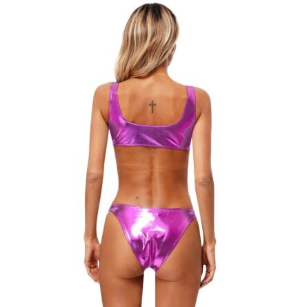 Celestial Goddess Harness Metallic Cut Out Swimsuit Monokini - Image 15