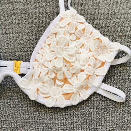 Floral Brazilian Cheeky Transparent Effect Bikini – Bild 24