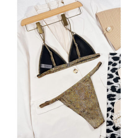 Sexy Sequins High Cut Bikini – Bild 15