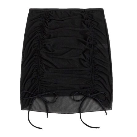 Sunset and Swim Sexy Black Chiffon Beach Cover Up Skirt - Image 15