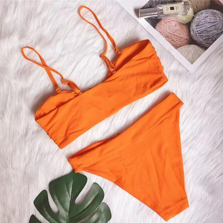Riviera Queen High Cut Push Up Rhinestone Bikini - Image 23
