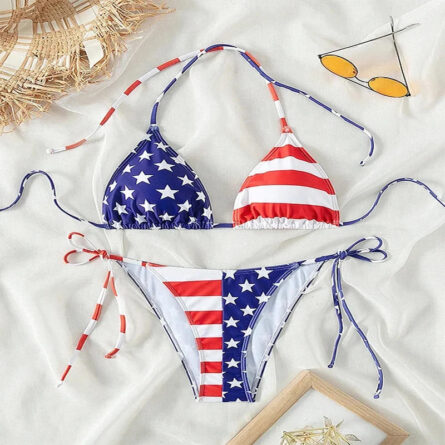 American Beach Goddess Swimsuit Bikini - Image 7