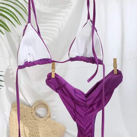 Tropical Bliss Triangle Bikini Set – Bild 14