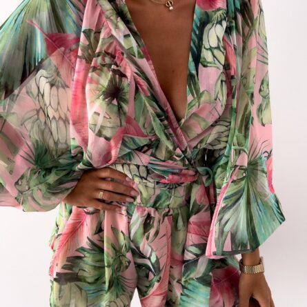 Summer Never Ends Plunge Vacation Romper Playsuit – Bild 15