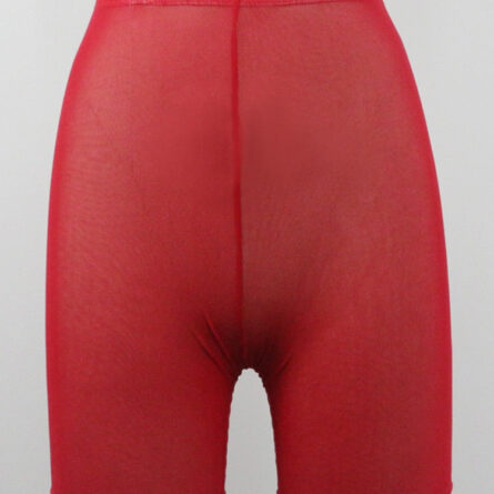 High Waist Sexy Neon Mesh Sheer Swim Shorts Beach Cover Up Beachwear - Image 4