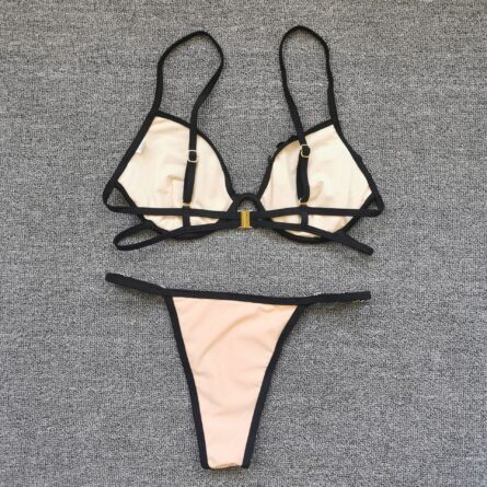 Floral Brazilian Cheeky Transparent Effect Bikini – Bild 19