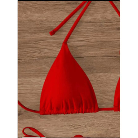 Rose Charm Halter Triangle Bikini – Bild 32