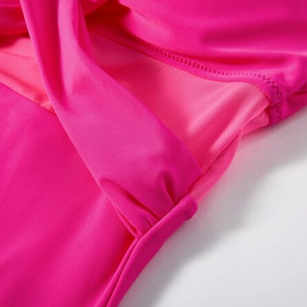 Solid One Piece Tummy Slimming Design Swimsuit – Bild 23