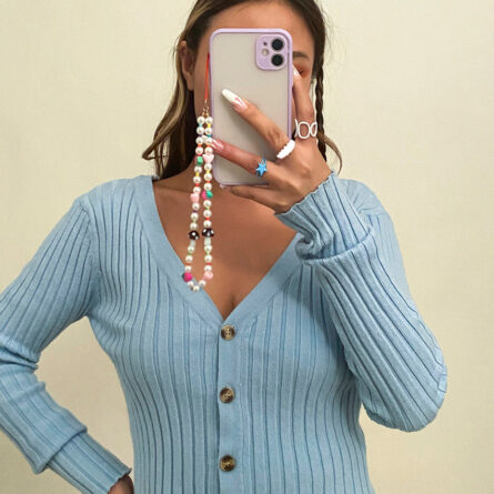 Trending Pearl Deluxe Mobile Phone Strap Phone Case Hanging Cord - Image 3