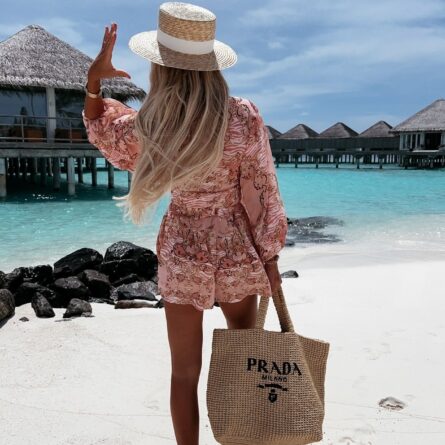 Summer Never Ends Plunge Vacation Romper Playsuit – Bild 32