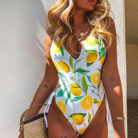 Riviera Lemon Dream One Piece Swimsuit - Image 2