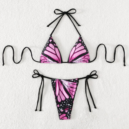 Free Spirit Beautiful Butterfly Thong Bikini Set - Image 26