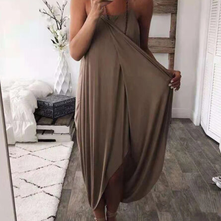 Effortless Flow Slit Maxi Dress - Image 10