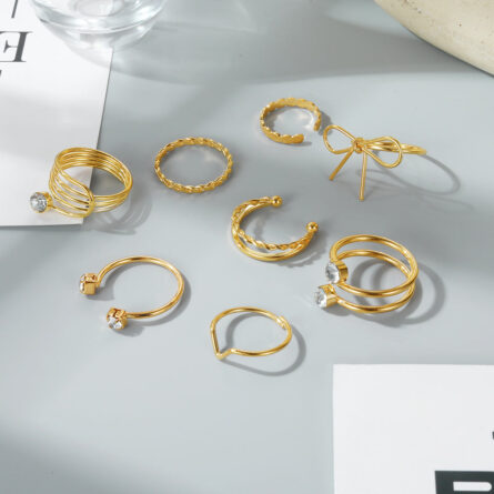Bohemian Summer Gold Ring Set - Image 29