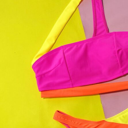 Serendipity Hot Pink One Shoulder Cut Out Bikini – Bild 4