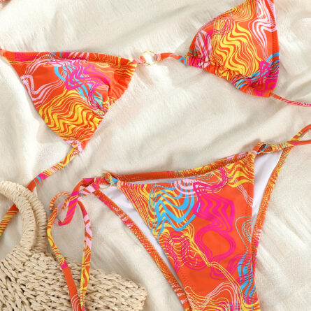 Sunset and Swim Sexy Halter Strap Bikini - Image 53