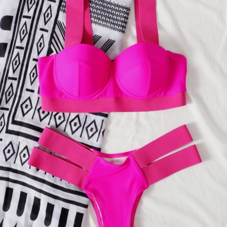Waves Queen Bandage Brazilian Push Up Bikini - Image 11