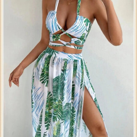 Bahamas Vacation 3 Piece Cover Up Skirt Set - Image 47